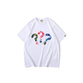 Bathing Ape T-Shirt Spring and Summer Short Sleeve Printed Fashion Camouflage T-shirt