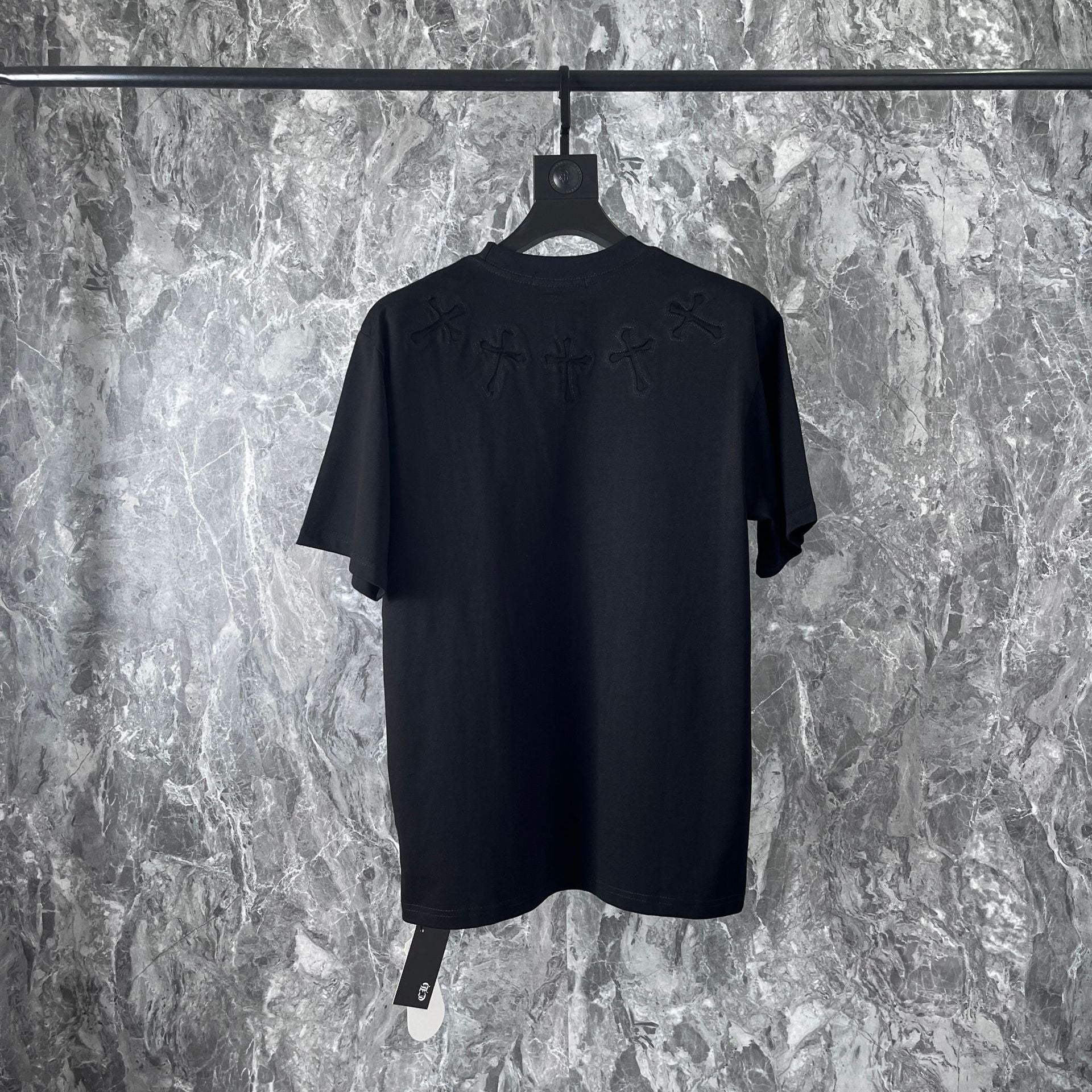Chrome Heart T Shirts Cross Cotton Casual T-Shirt Couple Short Sleeve