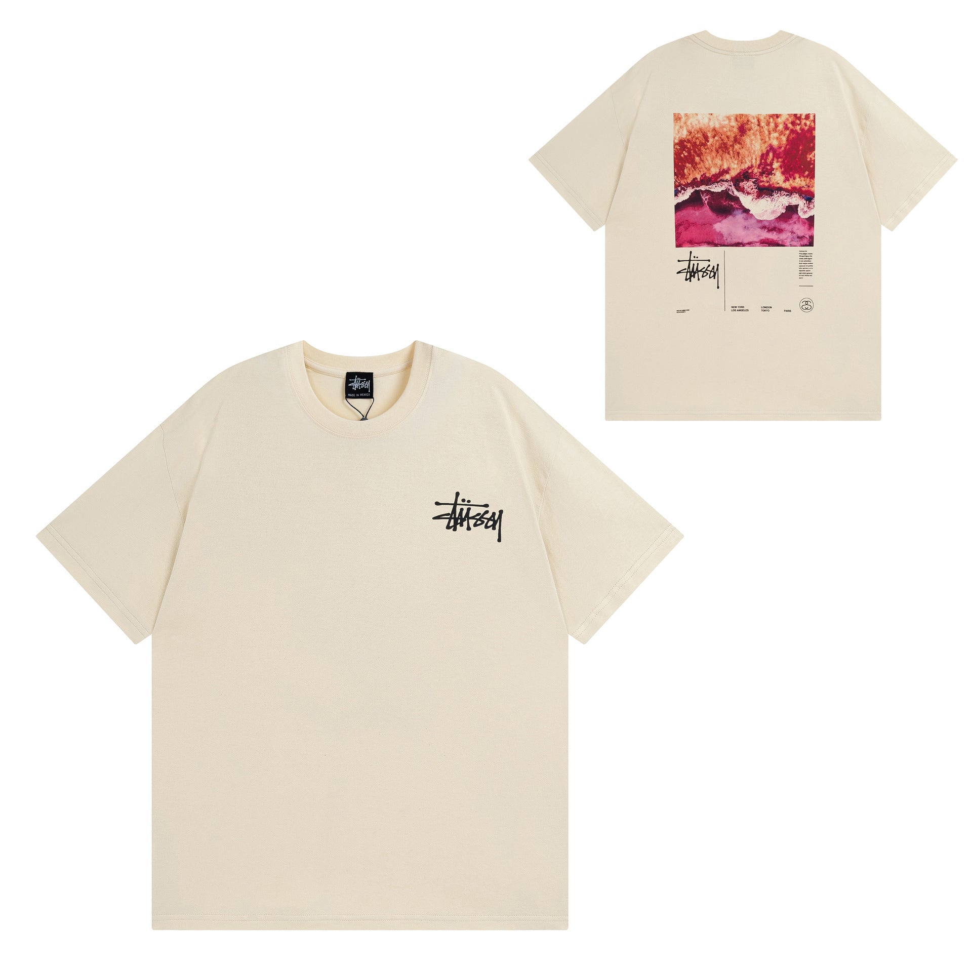 Stussy T-Shirts Casual Versatile Loose T-Shirts Couple