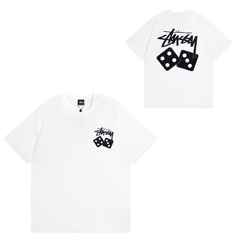 Stussy T-Shirts Casual Versatile Loose T-Shirts Couple