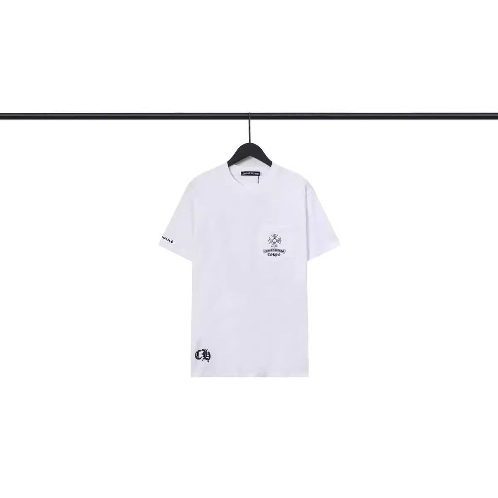 Chrome Heart T Shirts Croix Cross Gypsy Cotton Crew Neck Short Sleeve T-Shirt