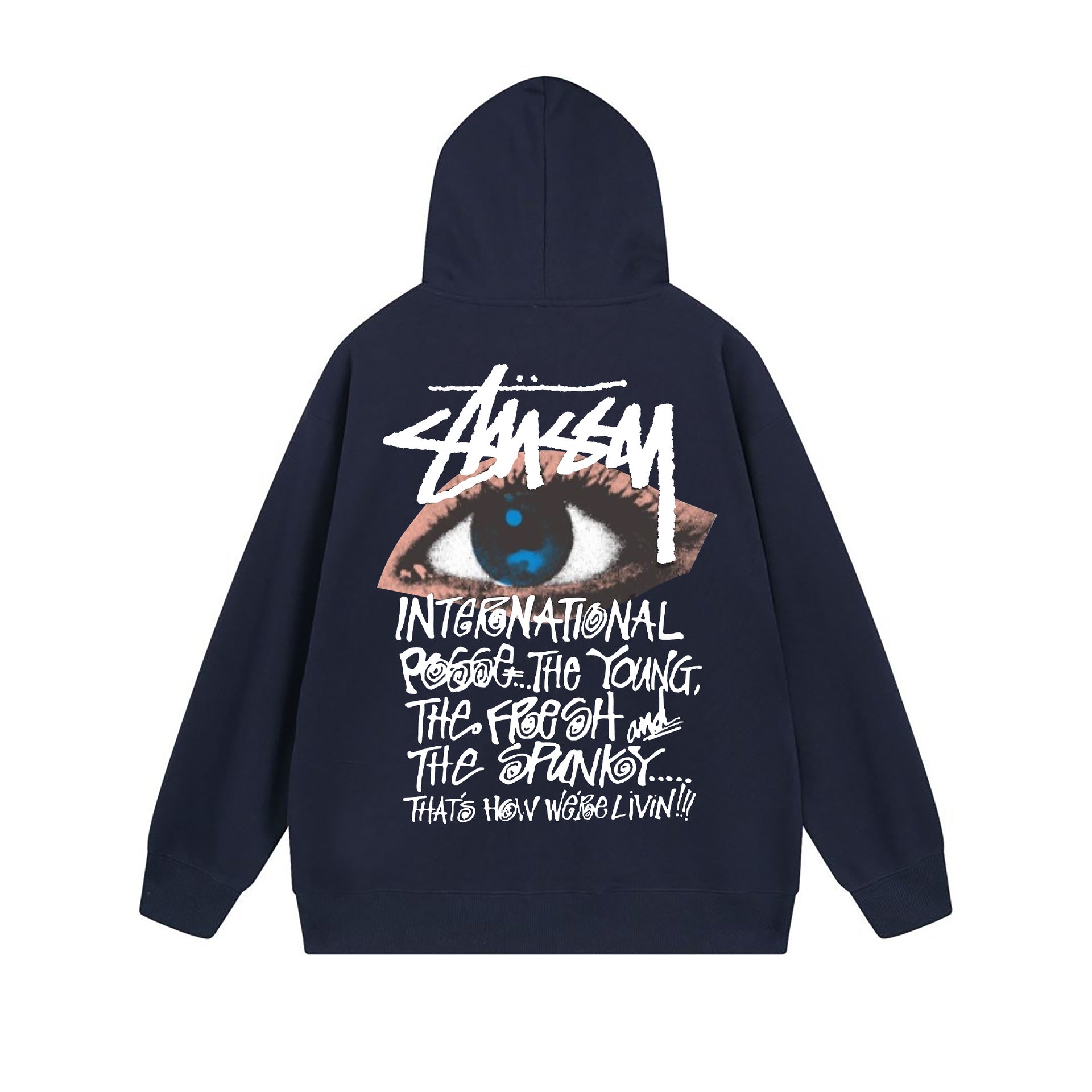 Stussy Hoodie Zip Cardigan Hooded Sweater