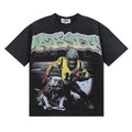 MAJESTIK Bulldog Football Rhinestone Cropped T-Shirt ¡ª hero