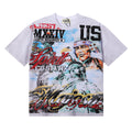 MAJESTIK Liberty Statue Rhinestone Graphic T-Shirt ¡ª hero