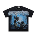 MAJESTIK Blue Football Graphic T-Shirt ¡ª hero