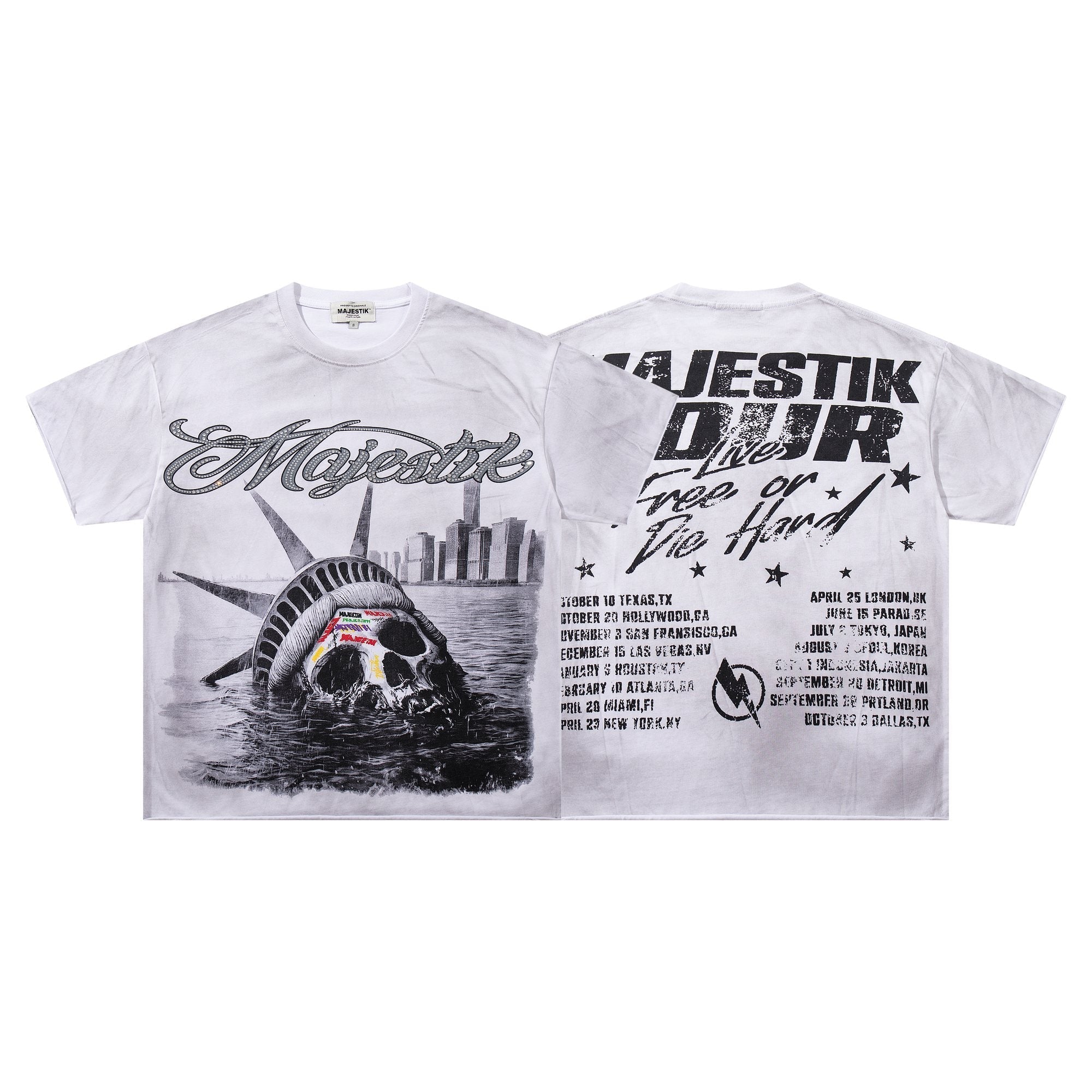 MAJESTIK Tour-Style Back Print T-Shirt ¡ª hero