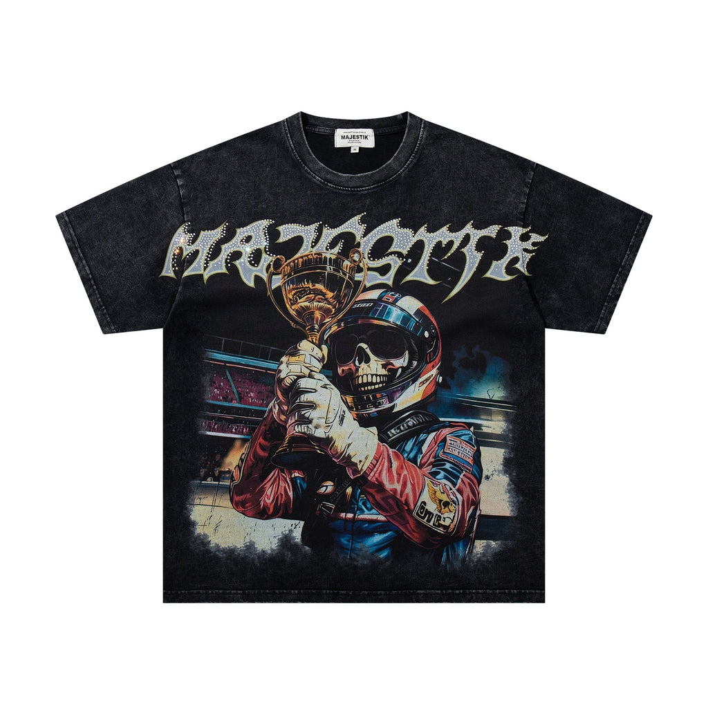 MAJESTIK Astronaut Trophy Graphic T-Shirt ¡ª hero