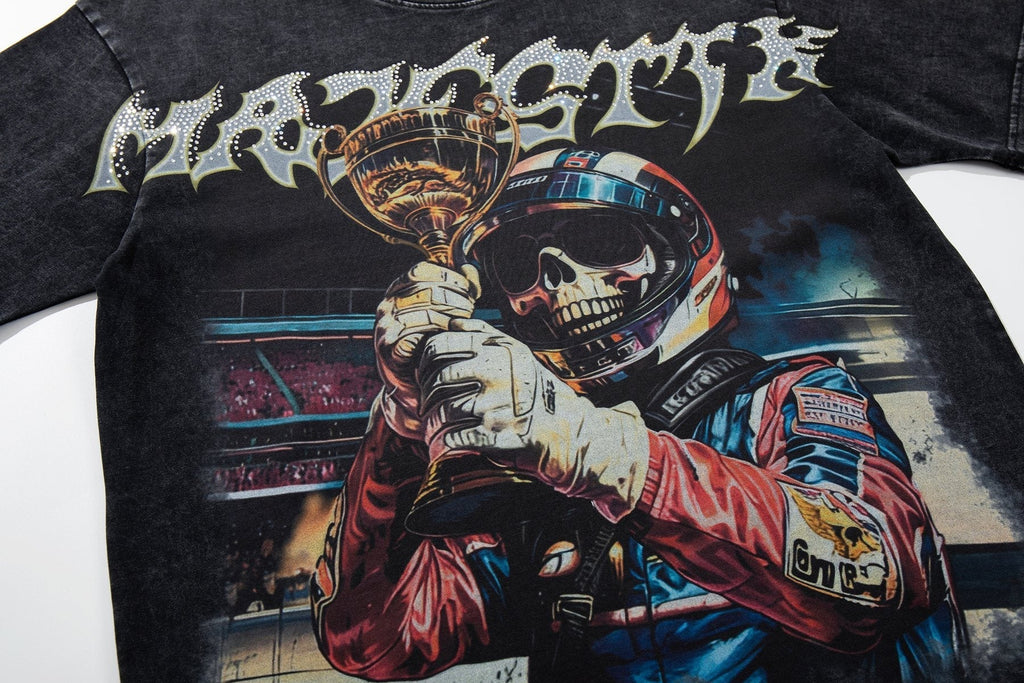 MAJESTIK Astronaut Trophy Graphic T-Shirt ¡ª detail