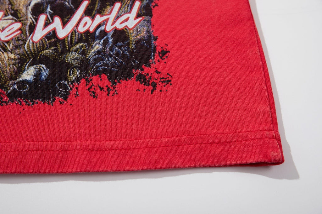 MAJESTIK Western Horse Graphic T-Shirt ¡ª detail