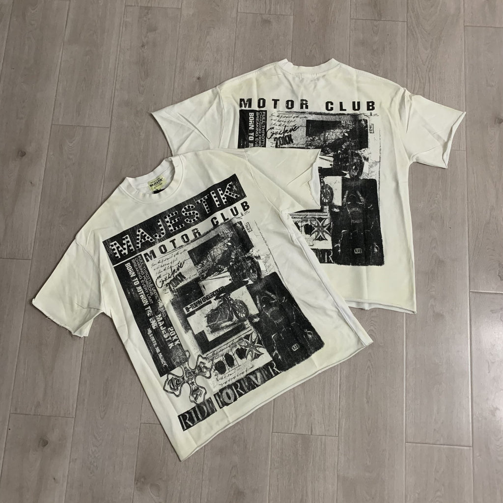 MAJESTIK Motor Club Graphic T-Shirt ¡ª context
