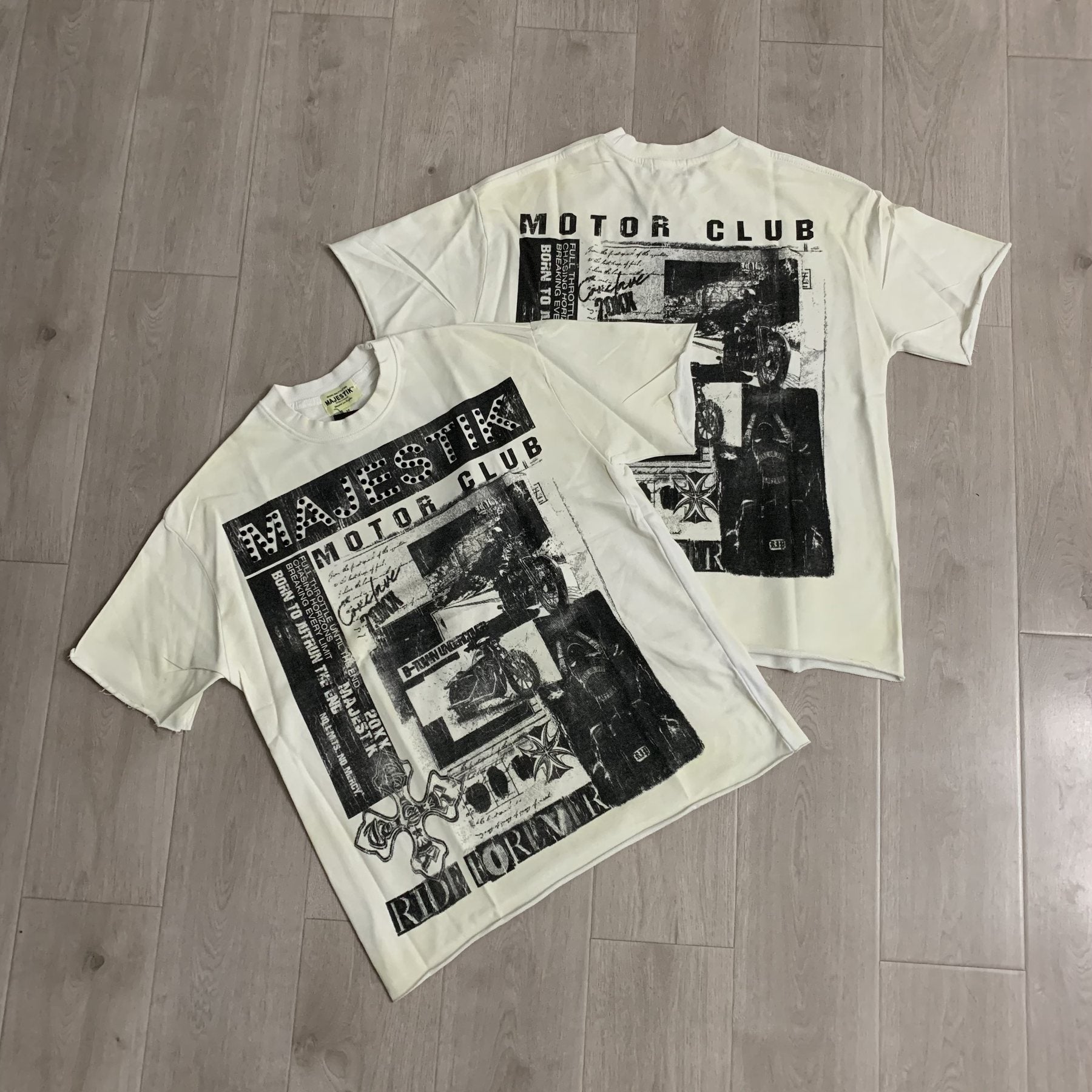 MAJESTIK Motor Club Graphic T-Shirt ¡ª context