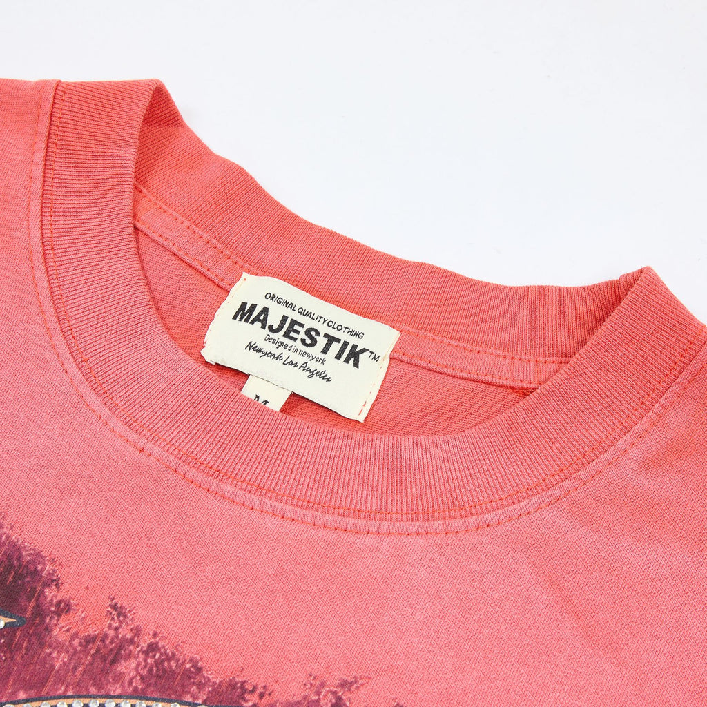 MAJESTIK Western UFO Graphic T-Shirt ¡ª neck_label