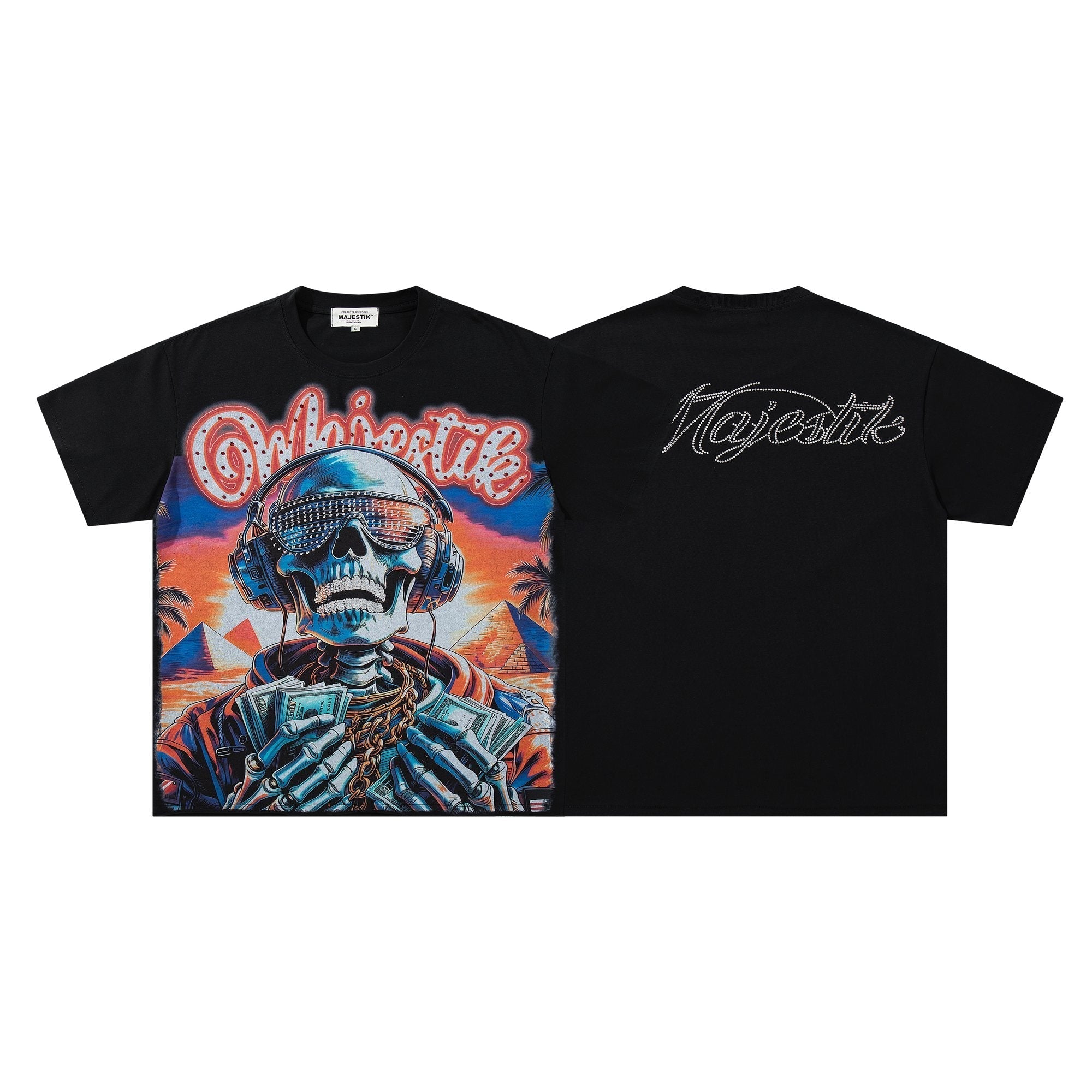 MAJESTIK Skull Graphic Short-Sleeve T-Shirt ¡ª hero
