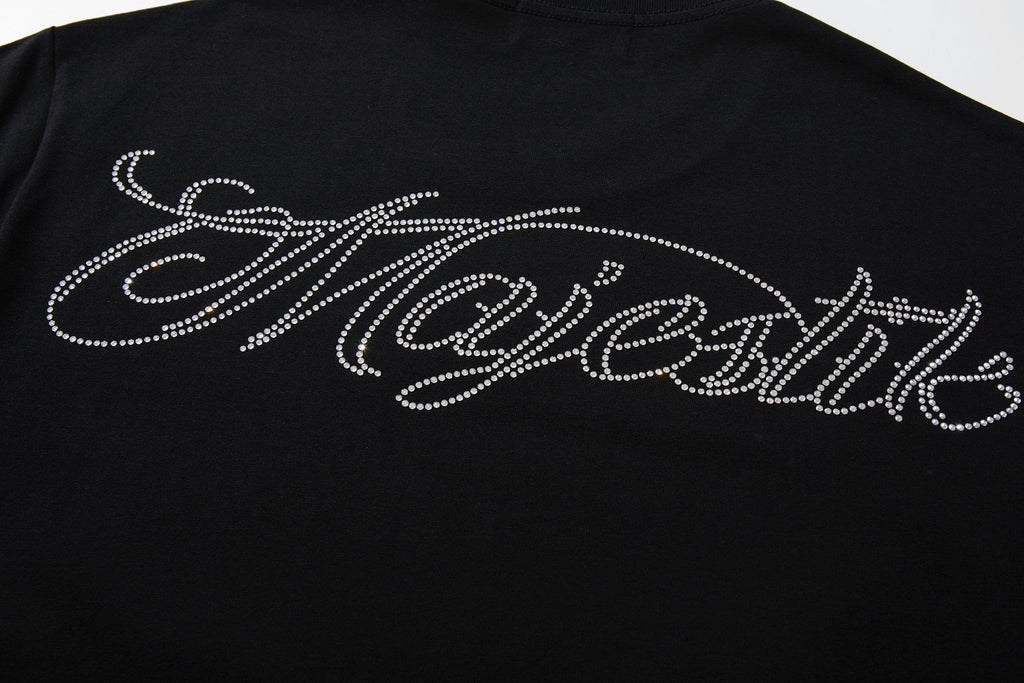 MAJESTIK Script Back Graphic T-Shirt ¡ª detail