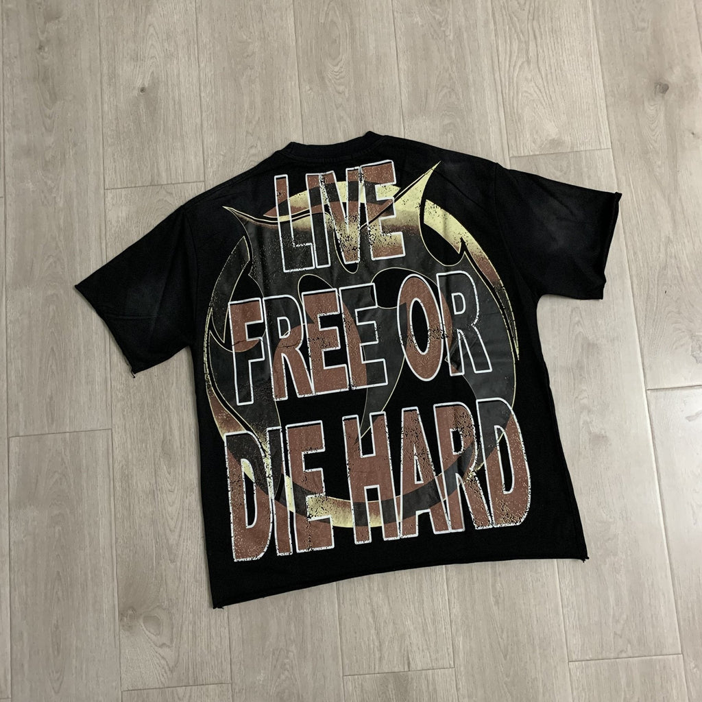 MAJESTIK Live Free Horse Graphic Short-Sleeve T-Shirt ¡ª back