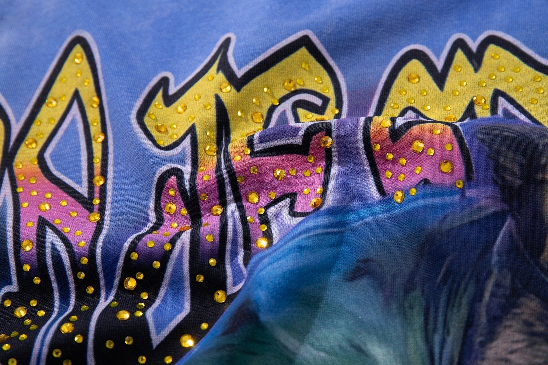 MAJESTIK Football Graphic T-Shirt ¡ª detail