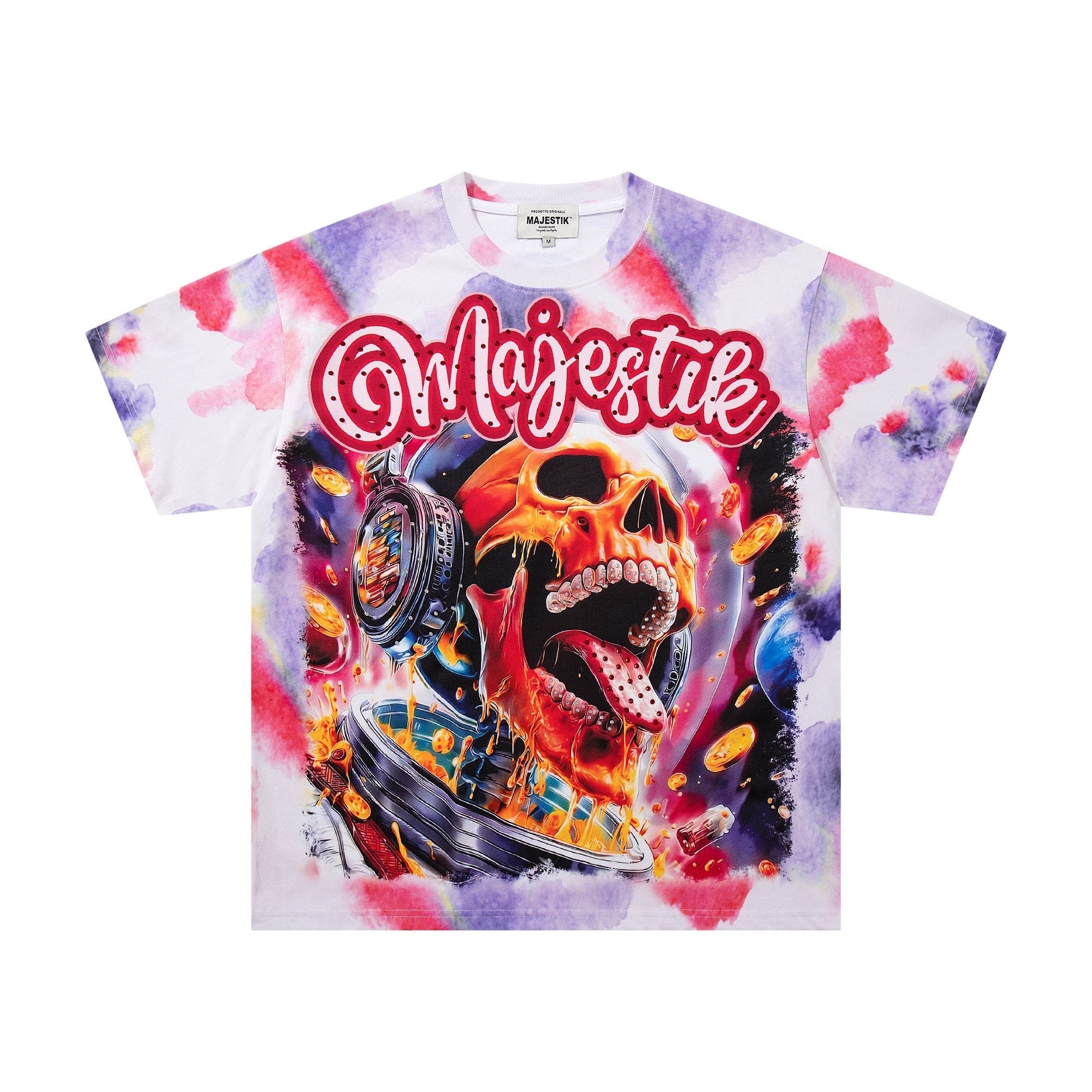 MAJESTIK Watercolor Tie-Dye Graphic T-Shirt ¡ª hero