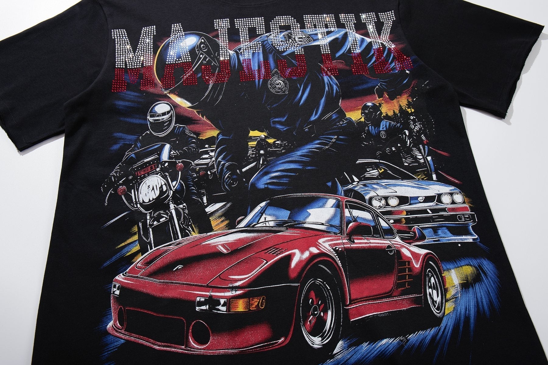 MAJESTIK Automotive Graphic Short-Sleeve T-Shirt ¡ª detail