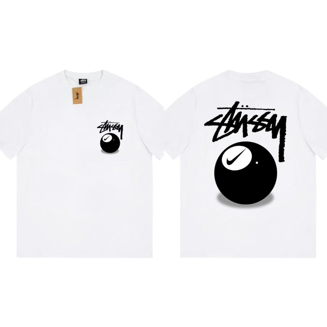 Stussy T-Shirts Loose Casual T-Shirts Same for Men and Women